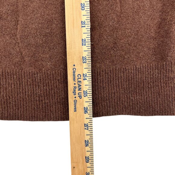 J Crew Rollneck NWT Brown Wool/Alpaca Long Sleeve Sweater Size XL - Picture 9 of 11